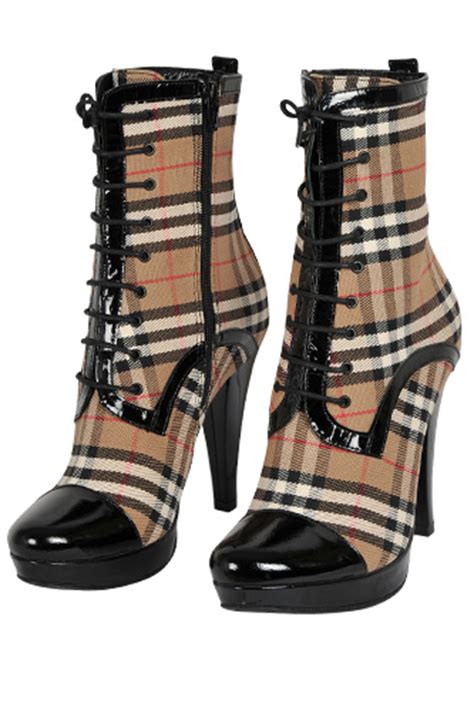 burberry boots uk|Burberry boots with clear heels.